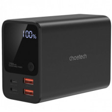 Батарея універсальна Choetech 27000mAh, PD/3.0/100W, USB-C*2/100+100W, USB-A*2/QC3.0/22.5W (B635-BK)