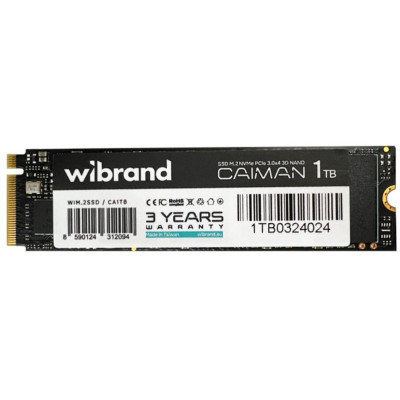 Накопичувач SSD M.2 2280 1TB Caiman Wibrand (WIM.2SSD/CA1TB)