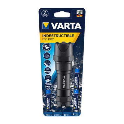 Ліхтар Varta Indestructible F10 Pro LED 3хААА (18710101421)