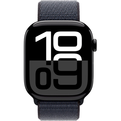 Смарт-годинник Apple Watch Series 10 GPS 46mm Jet Black Aluminium Case with Ink Sport Loop (MWWR3QH/A)