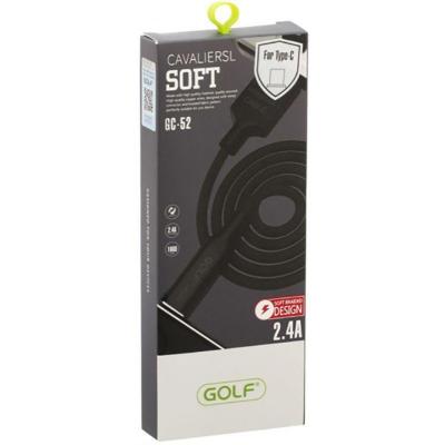 Дата кабель USB 2.0 AM to Type-C 1.0m GC-52T Black Golf (F_56836)