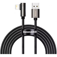 Дата кабель USB 2.0 AM to Lightning 1.0m CALCS 2.4A 90 Legend Series Elbow Black Baseus (CALCS-01)
