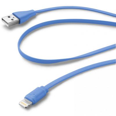 Дата кабель USB 2.0 AM to Micro 5P 1.0m blue Cellularline (USBDATACMICROUSBB)