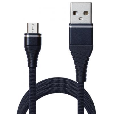 Дата кабель USB 2.0 AM to Micro 5P 1.2m 2A Black Grand-X (NM012BK)