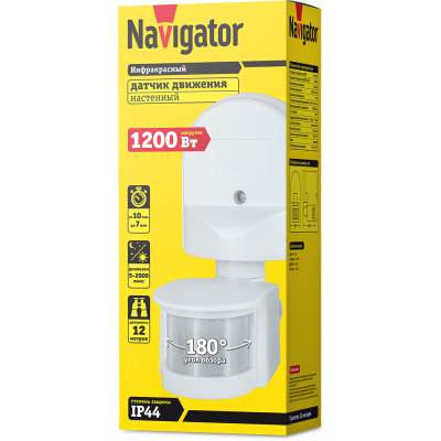 Датчик руху Navigator 71 965 NS-IRM04-WH (71965)