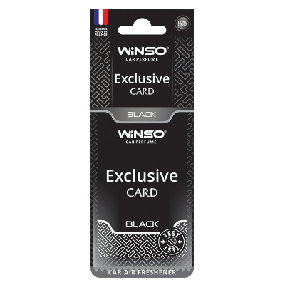 Ароматизатор для автомобіля WINSO Card Exclusive Black (533110)