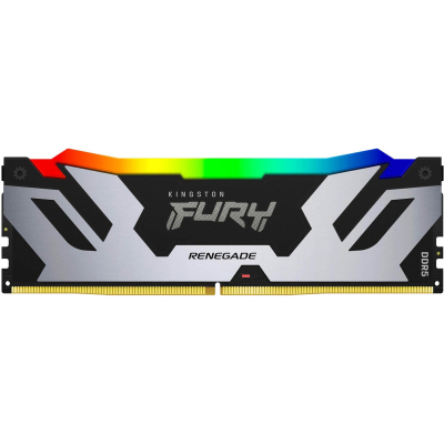 Модуль пам'яті для комп'ютера DDR5 32GB (2x16GB) 8000 MHz Renegade RGB XMP Kingston Fury (ex.HyperX) (KF580C38RSAK2-32)