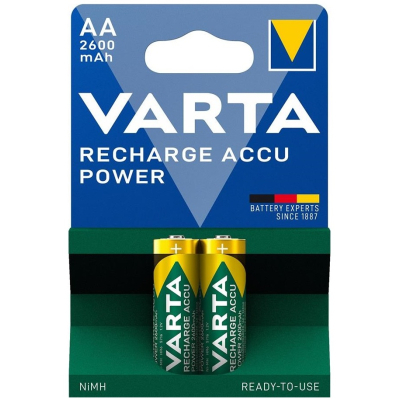 Акумулятор Varta AA 2600mAh * 2 NI-MH Power (5716101402)