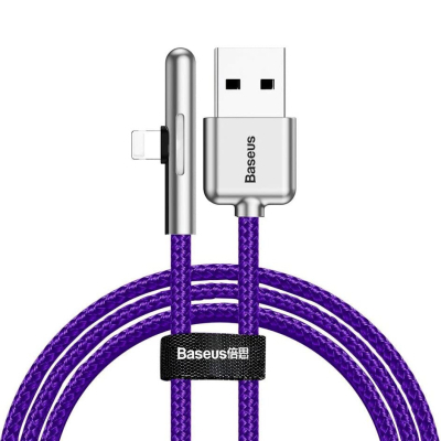 Дата кабель USB 3.1 AM to Lightning 1.0m CAL7C 1.5A 90 Purple Baseus (CAL7C-A05)