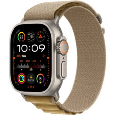 Смарт-годинник Apple Watch Ultra 2 2024 GPS + Cellular 49mm Natural Titanium Case with Tan Alpine Loop - Medium (MX4F3UL/A)