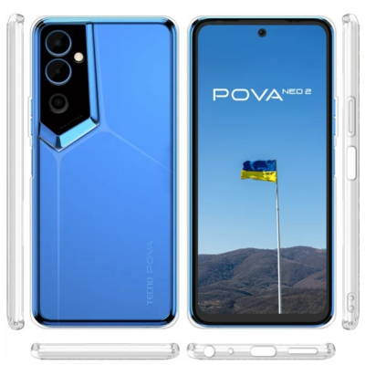 Чохол до мобільного телефона BeCover Tecno POVA Neo 2 (LG6n) Transparancy (708664)
