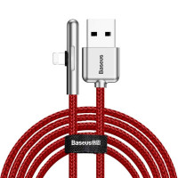 Дата кабель USB 3.1 AM to Lightning 2.0m CAL7C 1.5A 90 Red Baseus (CAL7C-B09)