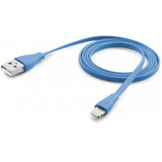 Дата кабель USB 2.0 AM to Lightning 1.0m blue Cellularline (USBDATACFLMFIIPH5B)