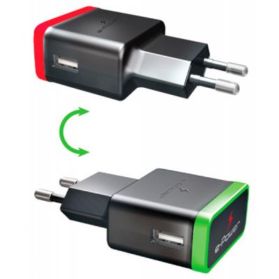 Зарядний пристрій E-power Комплект 3в1 2 * USB 2.1A + кабель Lightning (EP812CHS)