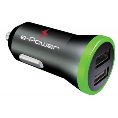 Зарядний пристрій E-power Комплект 3в1 2 * USB 2.1A + кабель Lightning (EP812CHS)