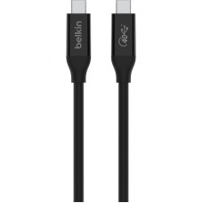 Дата кабель USB-C to USB-C 0.8m USB4 40Gbps 100W Black Belkin (INZ001BT0.8MBK)