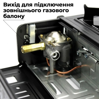 Портативна газова плитка Happy Home BDZ-155-A Dual