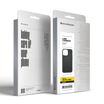 Чохол до мобільного телефона Armorstandart LikeCarbon MagCase Apple iPhone 16 Pro Max Black (ARM80093)