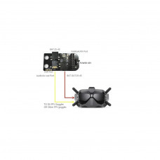 Додатковий модуль приймач для дрона URUAV URUAV 5.8G RX PORT 3.0 DJI Digital FPV Goggles analog Receiv (XP-PORT3.0)