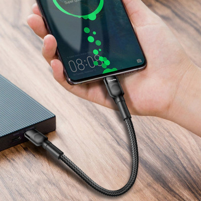 Дата кабель USB-C to USB-C 0.3m 3А black ColorWay (CW-CBPDCC054-BK)