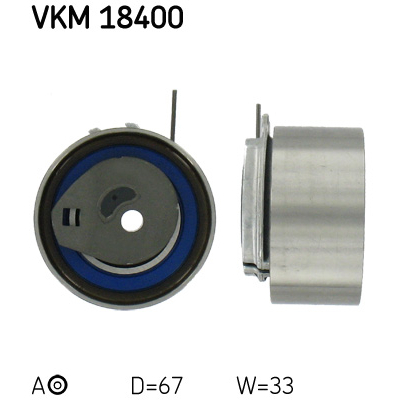 Ролик натягувача ременя SKF VKM 18400