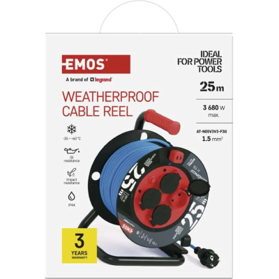 Мережевий подовжувач EMOS P08625W