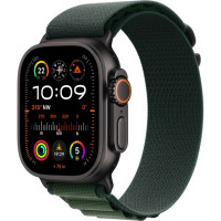 Смарт-годинник Apple Watch Ultra 2 2024 GPS + Cellular 49mm Black Titanium Case with Dark Green Alpine Loop - Medium (MX4R3UL/A)