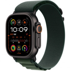 Смарт-годинник Apple Watch Ultra 2 2024 GPS + Cellular 49mm Black Titanium Case with Dark Green Alpine Loop - Medium (MX4R3UL/A)
