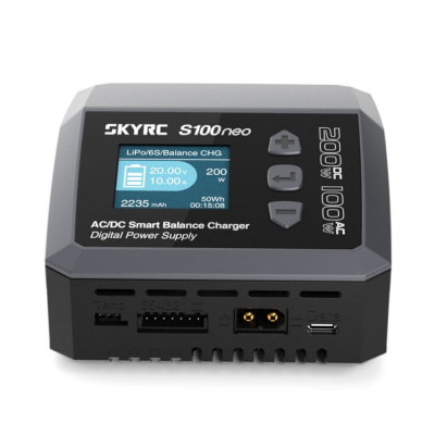 Зарядний пристрій для дрона SkyRc S100 Neo LiPo 1-6s 200W AC/DC 200W (S100neo)