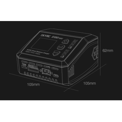 Зарядний пристрій для дрона SkyRc S100 Neo LiPo 1-6s 200W AC/DC 200W (S100neo)