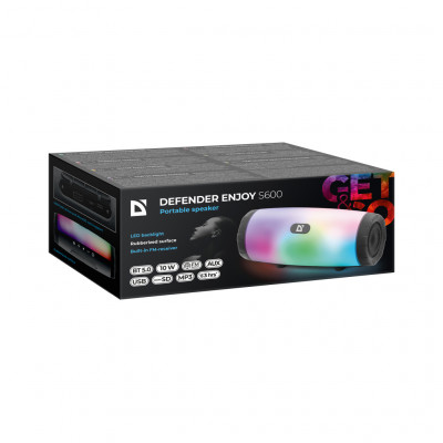 Акустична система Defender Enjoy S600 10Вт Light/FM/microSD/USB Black (65603)