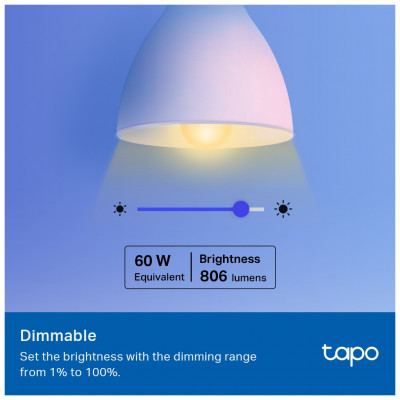 Розумна лампочка TP-Link Tapo L530E (2-Pack) (Tapo L530E(2-Pack))