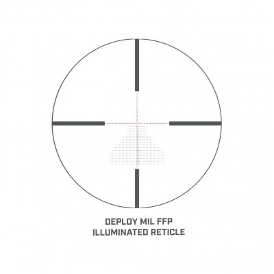Оптичний приціл Bushnell Match Pro 6-24x50 сітка Deploy MIL з підсвічуванням (MP6245BF8)
