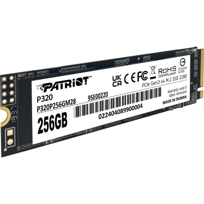 Накопичувач SSD M.2 2280 256GB Patriot (P320P256GM28)