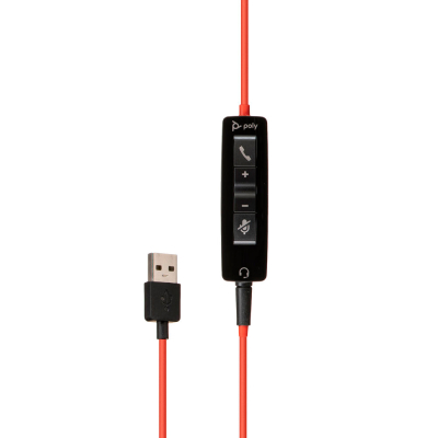 Навушники Poly BlackWire 5210 USB-A HS Mono Black (80R98AA)