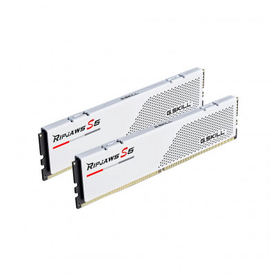 Модуль пам'яті для комп'ютера DDR5 32GB (2x16GB) 6000 MHz Ripjaws S5 White G.Skill (F5-6000J3238F16GX2-RS5W)