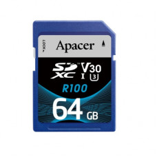 Карта пам'яті Apacer 64GB SD class 10 UHS-I U3 (AP64GSDXC10U7-R)