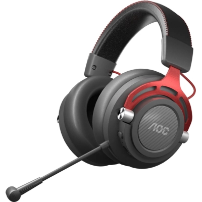 Навушники AOC GH401 50 мм Wireless/3.5мм/USB Multi Platform connect Black (GH401)