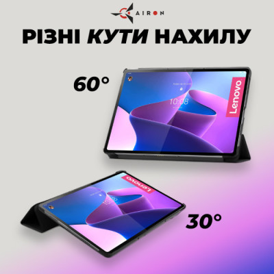 Чохол до планшета AirOn Premium Lenovo Tab P12 Pro + Film black (4822352781108)