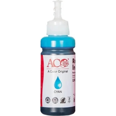 Чорнило ACO HP GT52 Cyan, 70ml, InkTank/Smart Tank (ACO-AH-001-C Universal Ink)