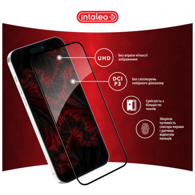 Скло захисне Intaleo Full Glue Apple iPhone 15 Plus (1283126575334)