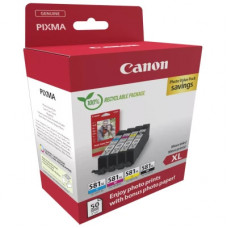 Картридж Canon CLI-581XL PBK,C,M,Y,GY (2052C006)