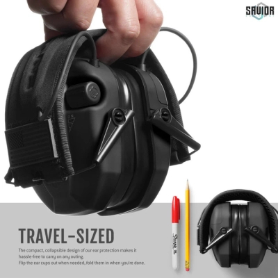 Навушники для стрільби Savior Apollo Black (EM-APPOLO-BLACK)