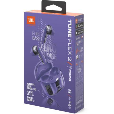 Навушники JBL Tune Flex 2 Ghost Purple (JBLTFLEX2GMAE)