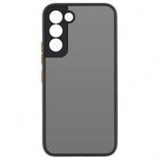 Чохол до мобільного телефона MakeFuture Samsung S22 Frame (Matte PC+TPU) Black (MCMF-SS22BK)