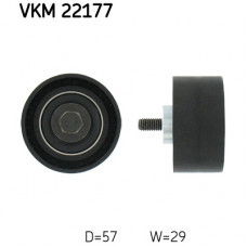 Ролик натягувача ременя SKF VKM 22177