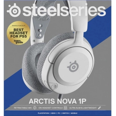 Навушники SteelSeries Arctis Nova 1P White (61612)