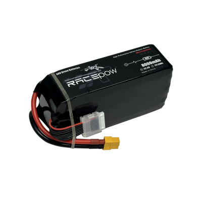 Акумулятор для дрона RacePow Lipo 6s 8000mAh 80C XT60 (8000mAh-6s-80C)