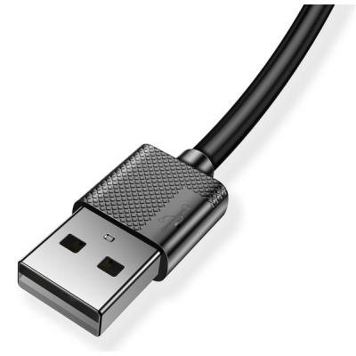 Дата кабель USB 2.0 AM to Micro 5P 0.3m Nets T-M801 Black T-Phox (T-M801 Black)