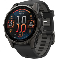 Смарт-годинник Garmin fenix 8 43mm, AMOLED, Saph, CrbnGry Ti/Blk, Blk/PebblGryBnd, (010-02903-21)
